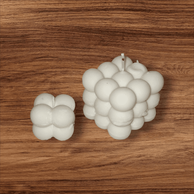 Bougies cire de soja non parfumées 